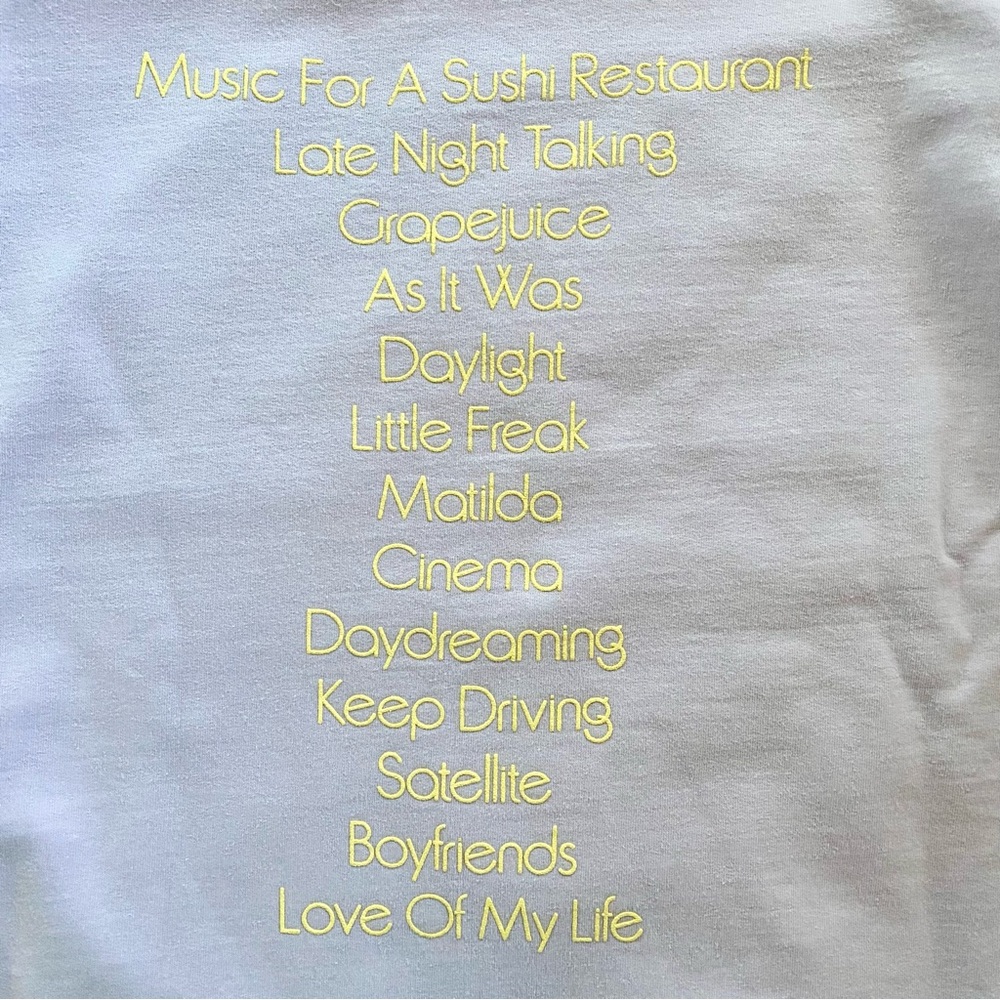 Harry Styles Hoodie 2022 Love on Tour Harry’s House Merch Lavender L - Picture 4 of 8